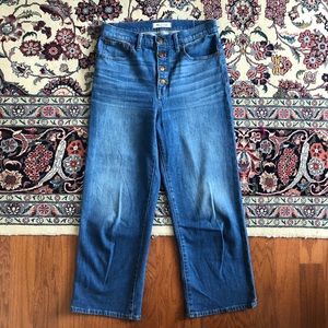 Madewell - Slim Wide-Leg Crop Jeans - Size 28